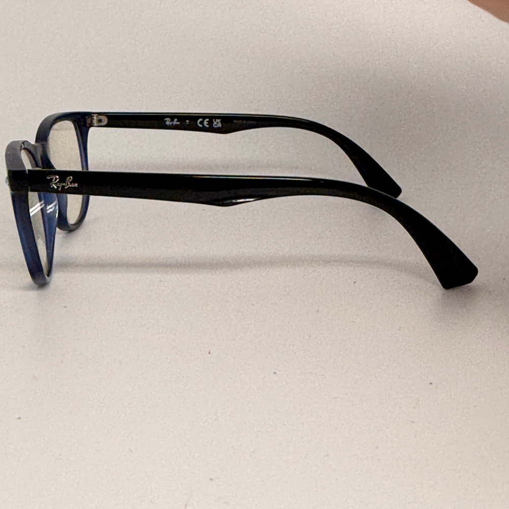 Ray-Ban RB 1601 3865 Blue Black‎ Square Eyeglasses Frames 48-18-130 Kids Boy - Picture 2 of 7